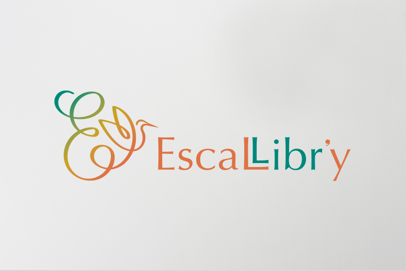 logo escallibry coaching professionnel, formation, bilan de compétences, graphiste Sébastien Ripoll, Bordeaux